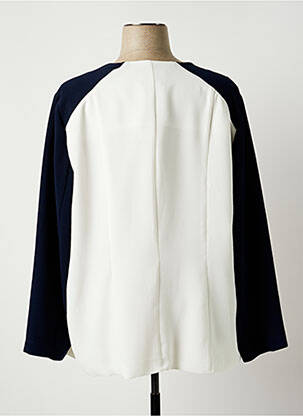 Veste casual epaulette bleu JUMFIL femme
