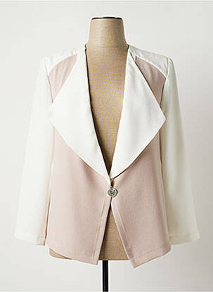 Veste casual epaulette beige JUMFIL femme