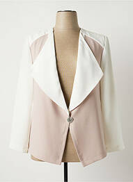 Veste casual epaulette beige JUMFIL femme