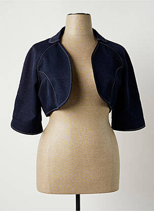 Boléro coupe cintrée bleu JUMFIL femme