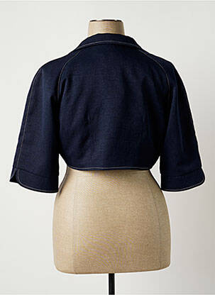 Boléro coupe cintrée bleu JUMFIL femme