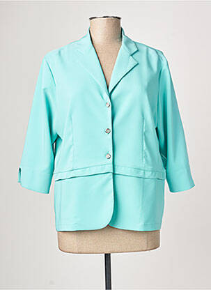 Veste chic fermeture boutonnée sur le devant bleu JUMFIL femme