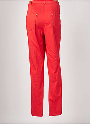 Pantalon droit stretch taille normale rouge JUMFIL femme