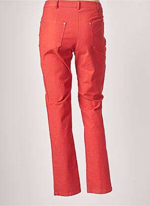 Pantalon droit stretch taille normale rouge JUMFIL femme