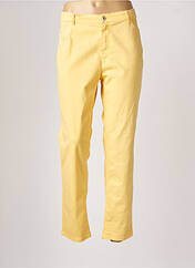 Pantalon droit jaune BRUNO SAINT HILAIRE pour femme seconde vue