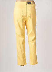 Pantalon droit jaune BRUNO SAINT HILAIRE pour femme seconde vue