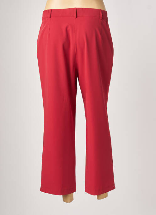Pantalon 7/8 fermeture zippée sous rabat boutonné taille normale rouge JUMFIL femme