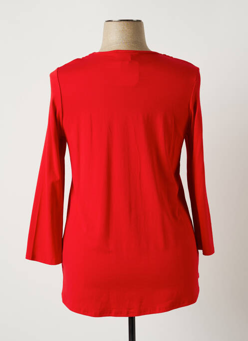 Tunique manches longues rouge CHALOU pour femme