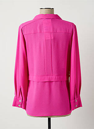 Veste casual col chemisier rose JUMFIL femme
