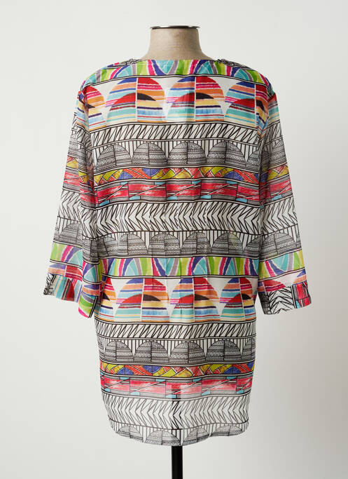 Tunique manches longues imprimé fantaisie noir JUMFIL femme