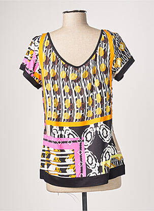 T-shirt stretch manches courtes noir FRED SABATIER femme