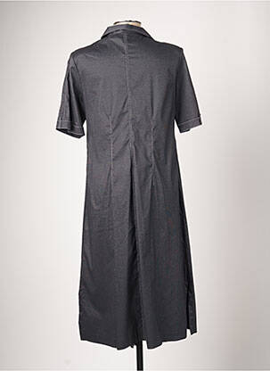 Robe mi-longue manches courtes manches courtes noir JUMFIL femme