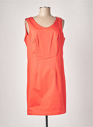 Robe mi-longue sans manche sans manche orange JUMFIL femme