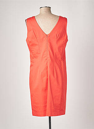 Robe mi-longue sans manche sans manche orange JUMFIL femme