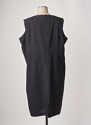 Robe mi-longue sans manche sans manche noir JUMFIL femme