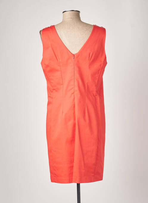 Robe mi-longue orange JUMFIL pour femme