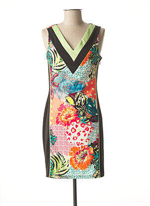 Robe courte sans manche sans manche vert SMASH WEAR femme
