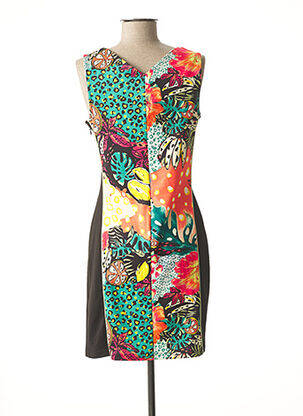Robe courte sans manche sans manche vert SMASH WEAR femme