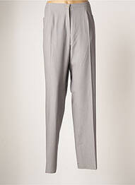 Pantalon droit stretch taille normale gris GRIFFON femme