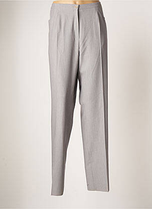 Pantalon droit stretch taille normale gris GRIFFON femme