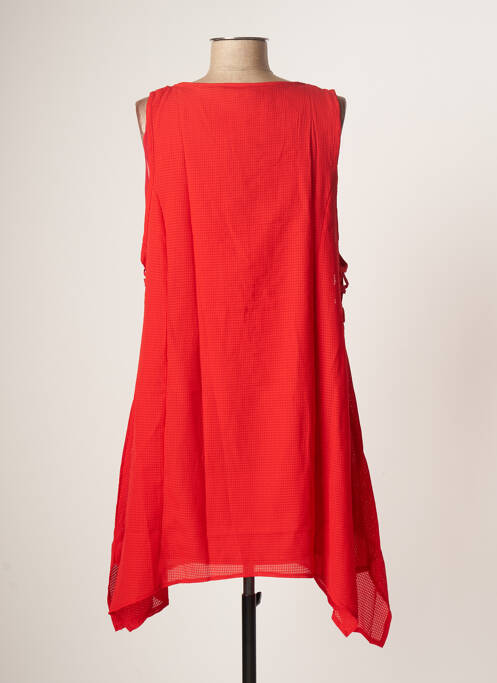 Robe mi-longue rouge VIRGINIE & MOI pour femme