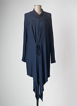 Tunique manches longues manches longues bleu NIJII femme