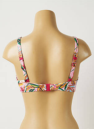 Haut de maillot de bain stretch haut soutien-gorge emboitant rose PRIMADONNA femme