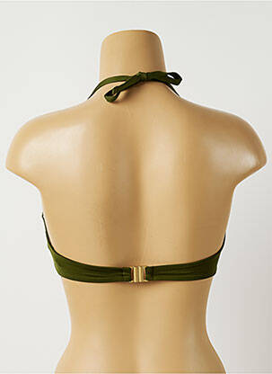 Haut de maillot de bain stretch haut soutien-gorge balconnet vert ALMA DA ONDA femme