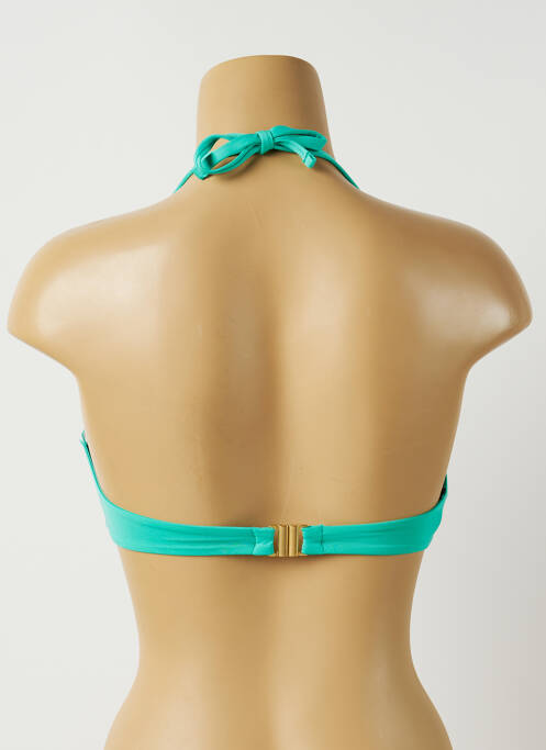 Haut de maillot de bain stretch haut soutien-gorge balconnet vert ALMA DA ONDA femme