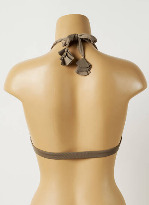 Haut de maillot de bain gris ALMA DA ONDA pour femme