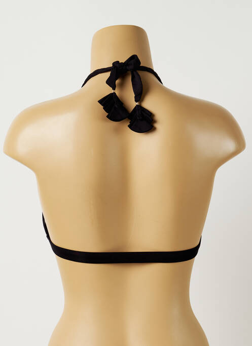 Haut de maillot de bain noir ALMA DA ONDA pour femme