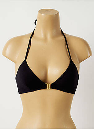 Haut de maillot de bain stretch haut triangles noir ALMA DA ONDA femme