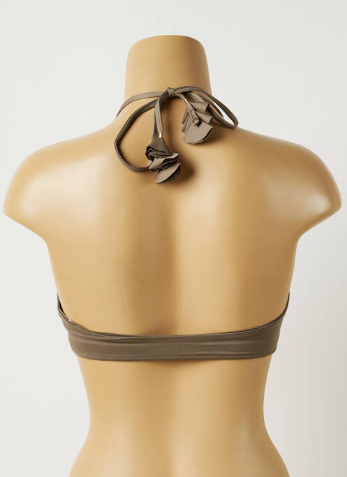 Haut de maillot de bain marron ALMA DA ONDA pour femme