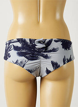 Bas de maillot de bain imprimé tie and dye culotte bleu ALMA DA ONDA femme