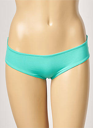 Bas de maillot de bain micro fibres culotte bleu ALMA DA ONDA femme