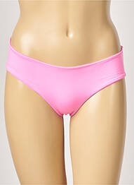 Bas de maillot de bain micro fibres culotte rose ALMA DA ONDA femme