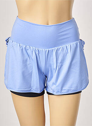 Short coupe droite taille haute violet ALMA DA ONDA femme