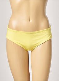 Bas de maillot de bain stretch culotte jaune ALMA DA ONDA femme