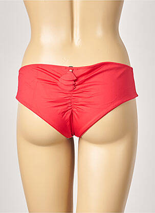 Bas de maillot de bain stretch culotte rouge ALMA DA ONDA femme