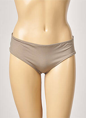 Bas de maillot de bain stretch culotte gris ALMA DA ONDA femme