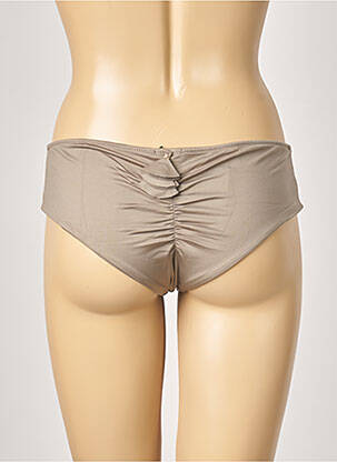 Bas de maillot de bain stretch culotte gris ALMA DA ONDA femme