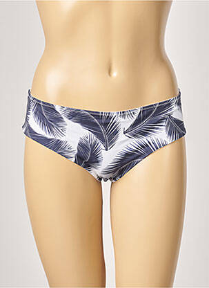 Bas de maillot de bain imprimé fantaisie culotte bleu ALMA DA ONDA femme