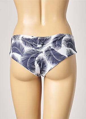 Bas de maillot de bain imprimé fantaisie culotte bleu ALMA DA ONDA femme