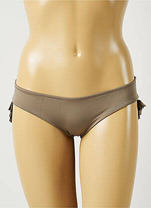 Bas de maillot de bain stretch culotte vert ALMA DA ONDA femme