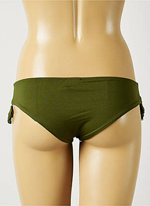 Bas de maillot de bain stretch culotte vert ALMA DA ONDA femme