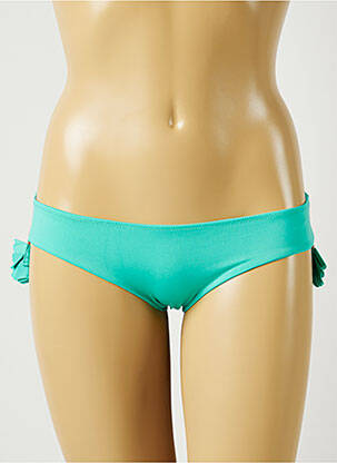 Bas de maillot de bain stretch culotte vert ALMA DA ONDA femme