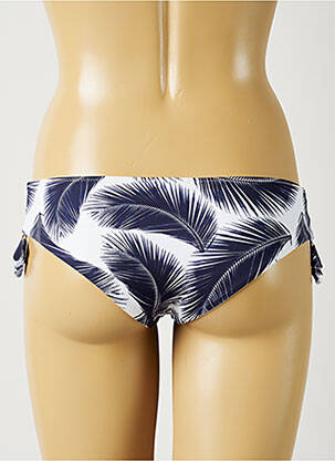 Bas de maillot de bain imprimé tie and dye culotte bleu ALMA DA ONDA femme
