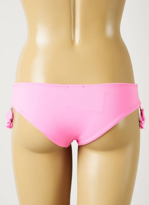 Bas de maillot de bain stretch culotte rose ALMA DA ONDA femme