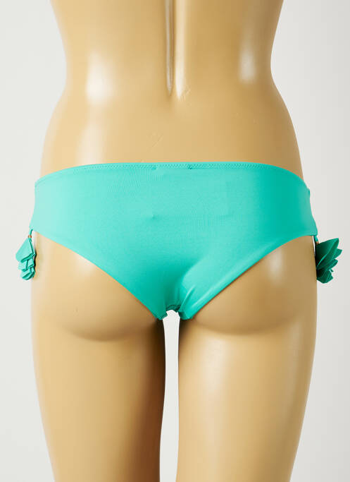 Bas de maillot de bain stretch culotte vert ALMA DA ONDA femme