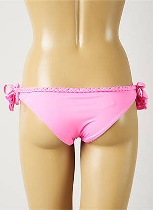 Bas de maillot de bain stretch culotte rose ALMA DA ONDA femme